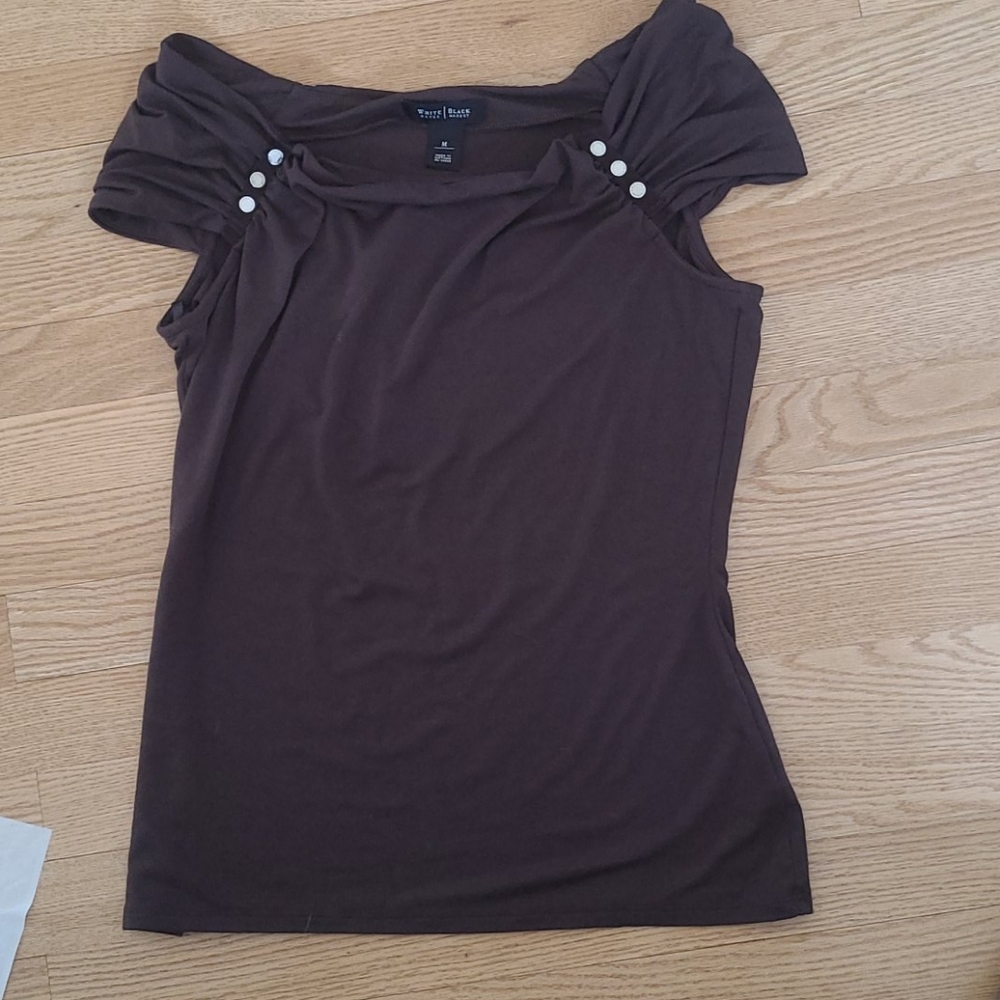 WHBM brown top